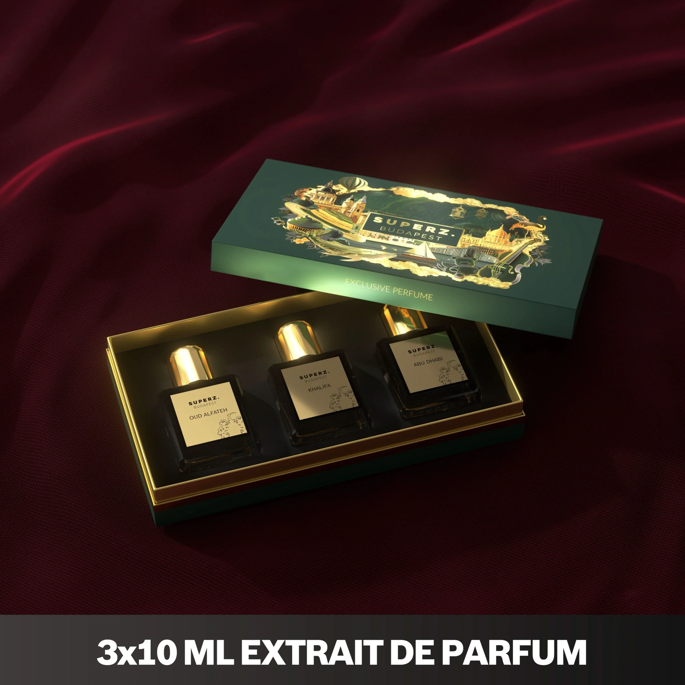 3x10 ml - Middle East Selection - Oud Alfateh & Khalifa & Abu Dhabi - Unisex/Man - Image 7