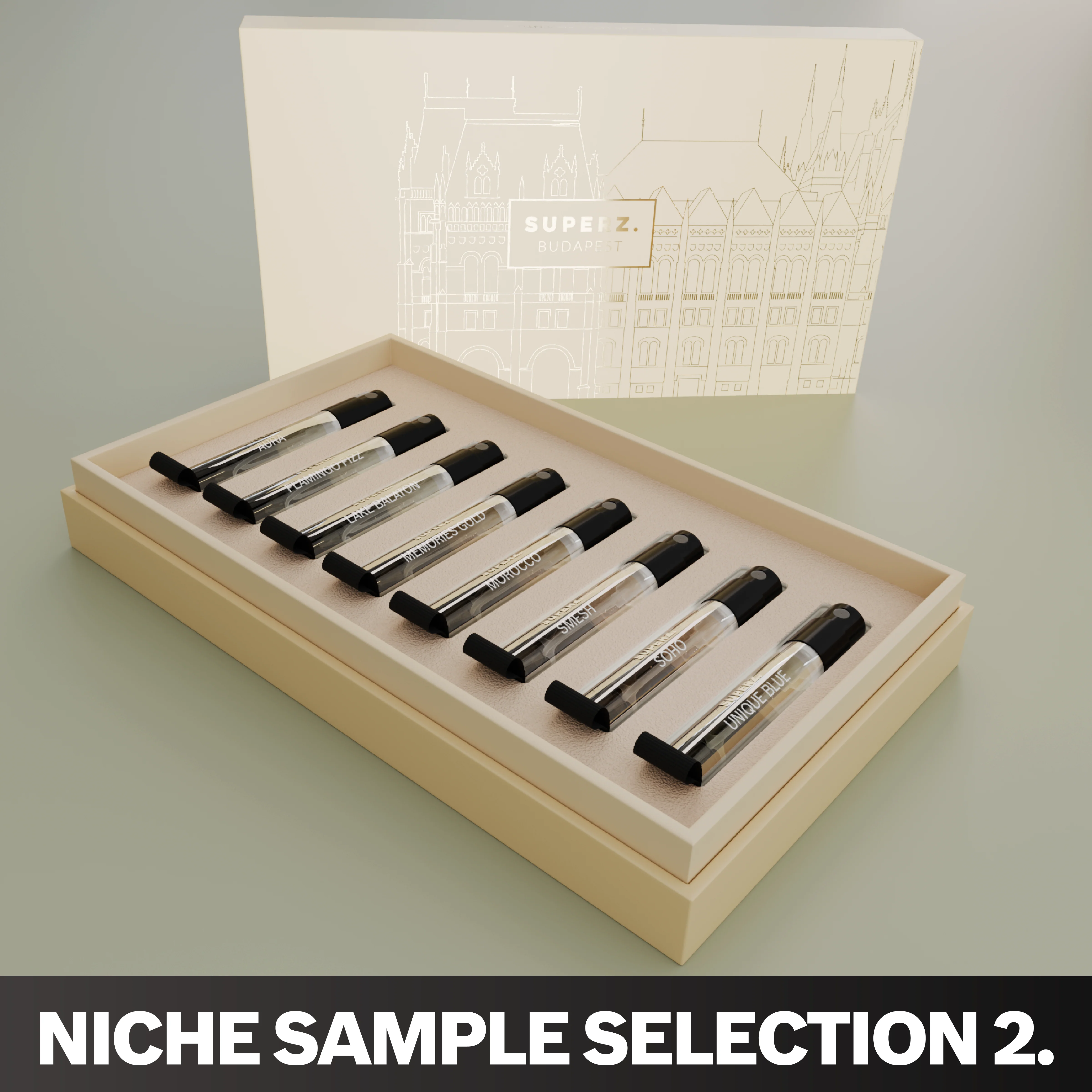NICHE SAMPLE SELECTION 2. - 8x2 ml - Extrait De Parfum - Unisex - IN GIFT BOX - Image 2